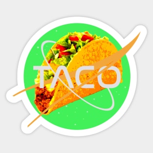 Taco Outer Space Module - For the Taco Connoisseur Sticker